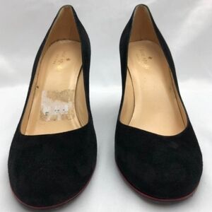 Elegant Kate Spade Black Suede Women's Pumps